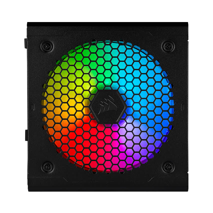Nguồn Corsair CX550F 550W RGB Black (80 Plus Bronze/Màu Đen/Led RGB/Full Modul)