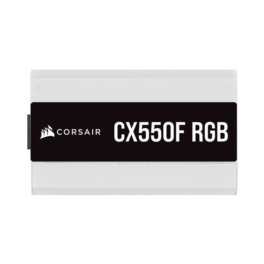 Nguồn Corsair CX550F 550W RGB White (80 Plus Bronze/Màu Trắng/Led RGB/Full Modul)