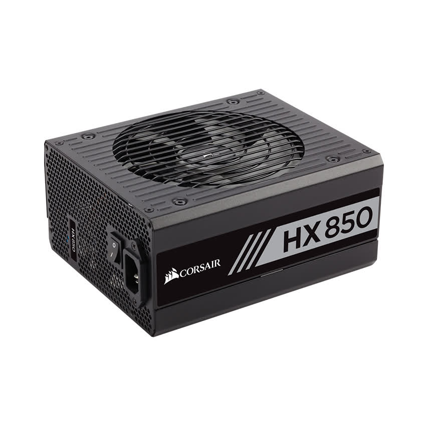 Nguồn Corsair HX850 850W (80 Platinum/Màu Đen/Full Modul)