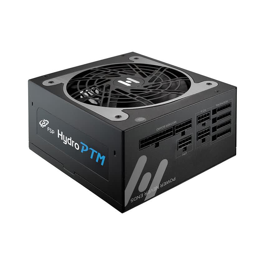 Nguồn FSP Power Supply HYDRO PTM Series Model HPT650M Active PFC (92 Plus Platinum/Full Modular /Micro ATX/Màu Đen)