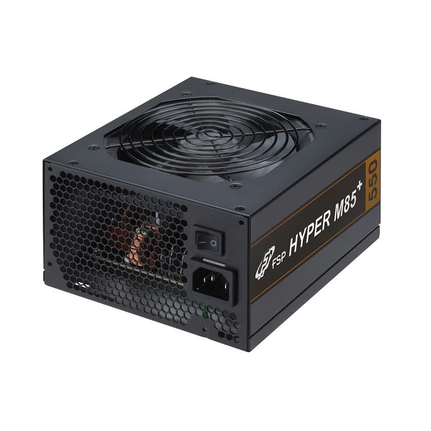 Nguồn FSP Power Supply HYPER M85+ Series Model HA650M Active PFC (80 Plus Bronze/Direct Cable/Micro ATX/Màu Đen)
