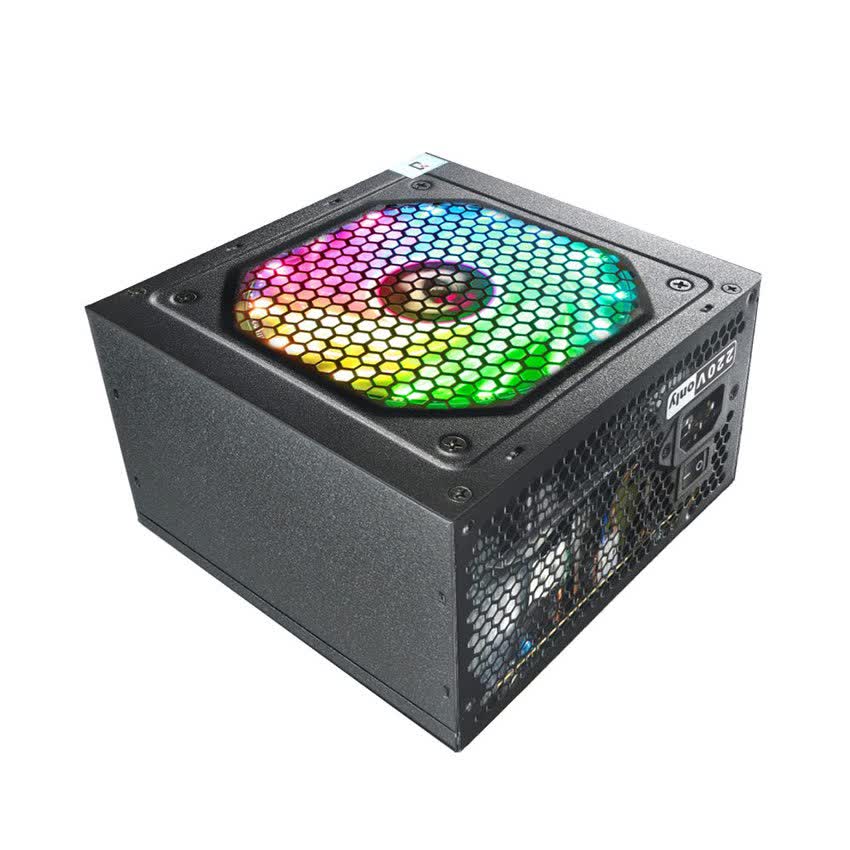 Nguồn Jetek M600 600W (Màu Đen/Led RGB )