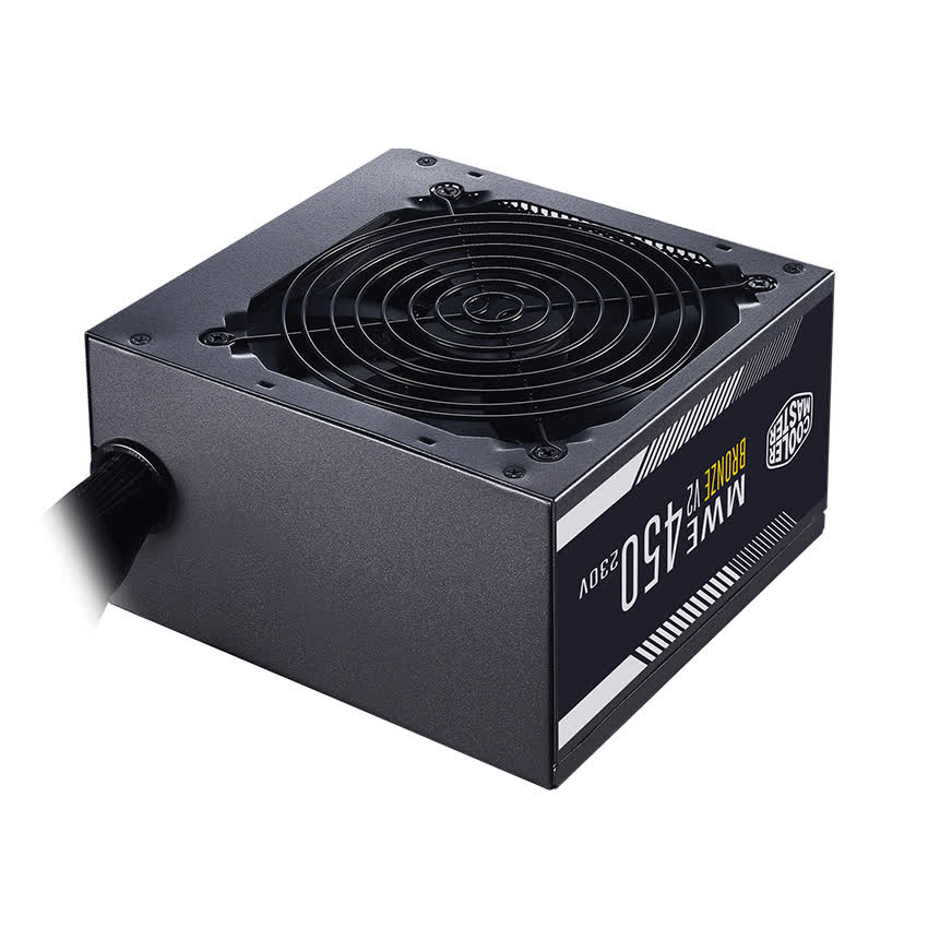 Nguồn máy tính Cooler Master MWE V2 230V 450 450W Plus Bronze  (80 Plus Bronze/Màu Đen) 