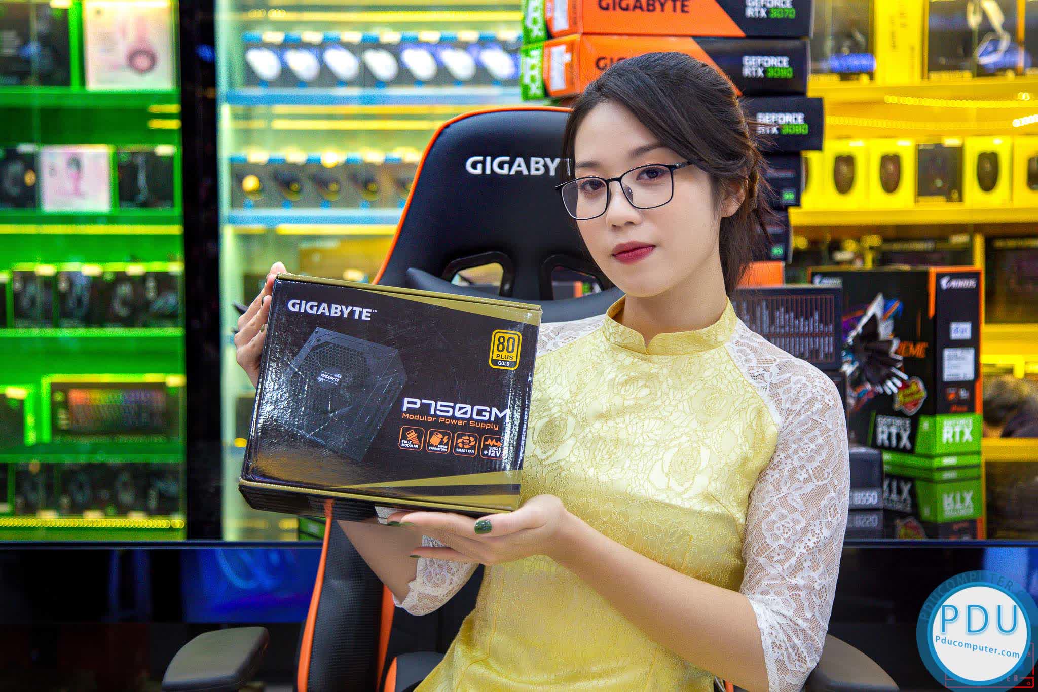 Nguồn máy tính Gigabyte GP- P750GM 750W (80 Plus Gold/Full Modular/Màu Đen)