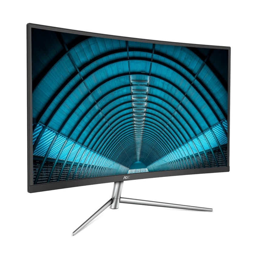 Màn hình AOC C32V1Q/74 (31.5 inch/FHD/WLED/VA/250cd/m²/HDMI+DP+VGA/4 ms/cong)