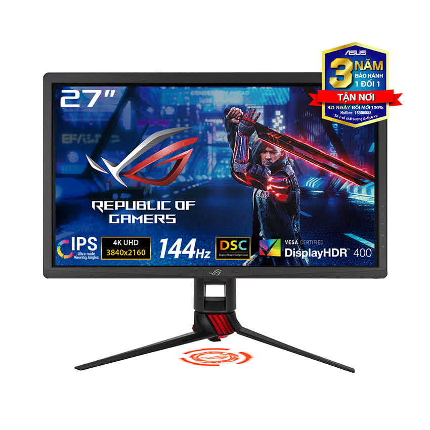 Màn hình Asus ROG XG27UQ (27inch/4K/IPS/144Hz/350nits/HDMI+DP+USB+Audio)