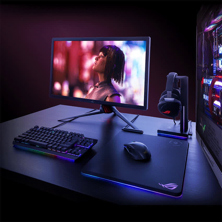 Màn hình Asus ROG XG27UQ (27inch/4K/IPS/144Hz/350nits/HDMI+DP+USB+Audio)