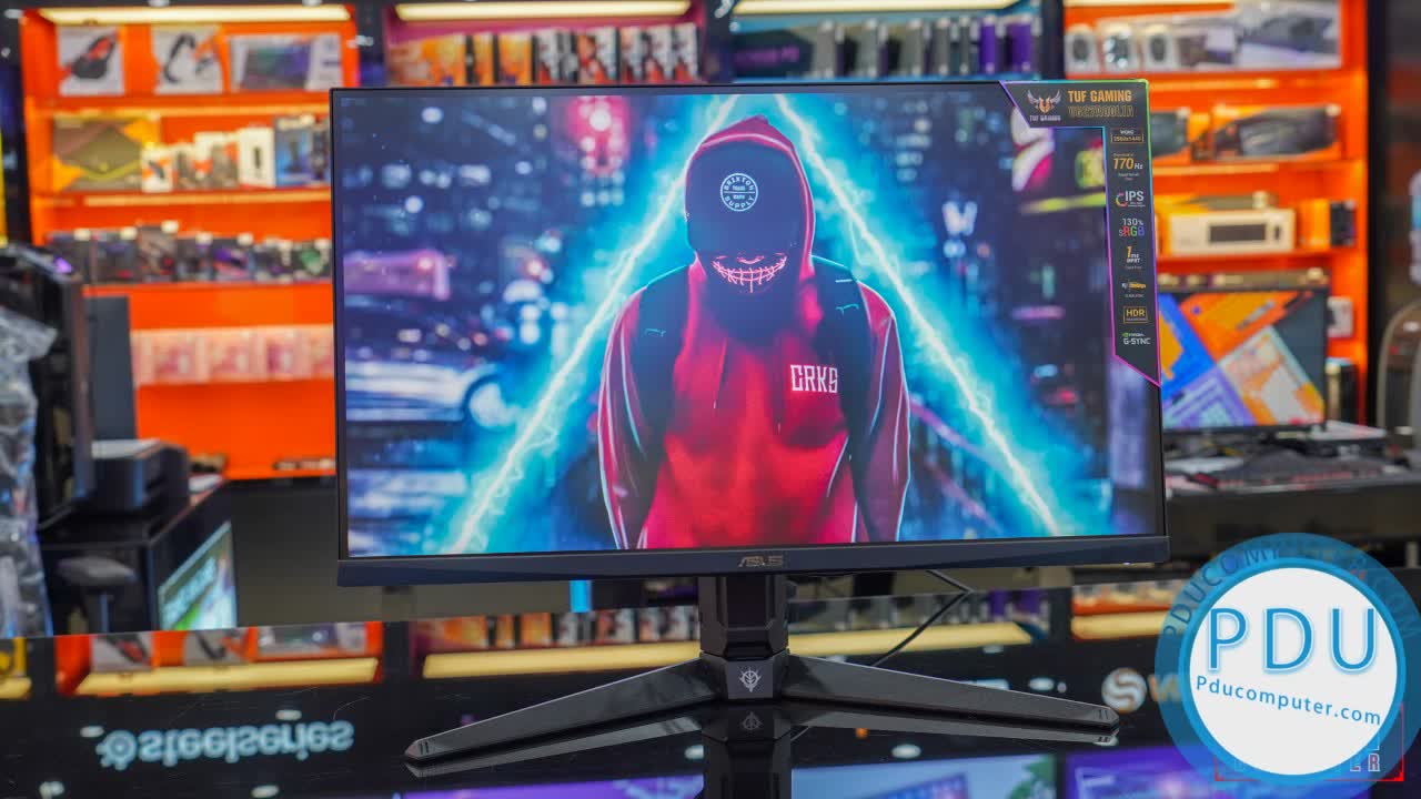 Màn hình Asus TUF VG27AQGL1A Gundam Limited edition (27inch/2K/IPS/1ms/350nits/HDMI+DP+USB+Audio/GSync)