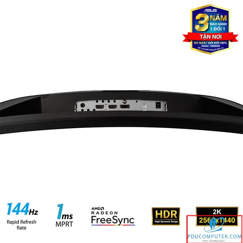 Màn hình Asus TUF VG32VQ (31.5 inch/QHD/144Hz/1ms/400cd/m²/DP+HDMI/HDR10/Free Syc/Màn hình cong)