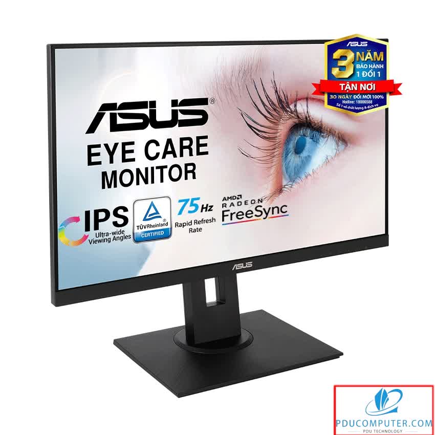 Màn hình Asus VA24DQLB (23.8inch/FHD/IPS/75Hz/250nits/HDMI+DP+DSub)