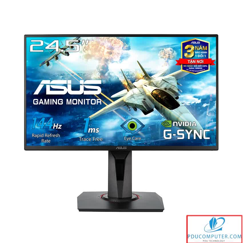 Màn hình Asus VG258Q (25 inch/FHD/144Hz/1ms/400cd/m²/G-SYNC/Compatible/FreeSync)