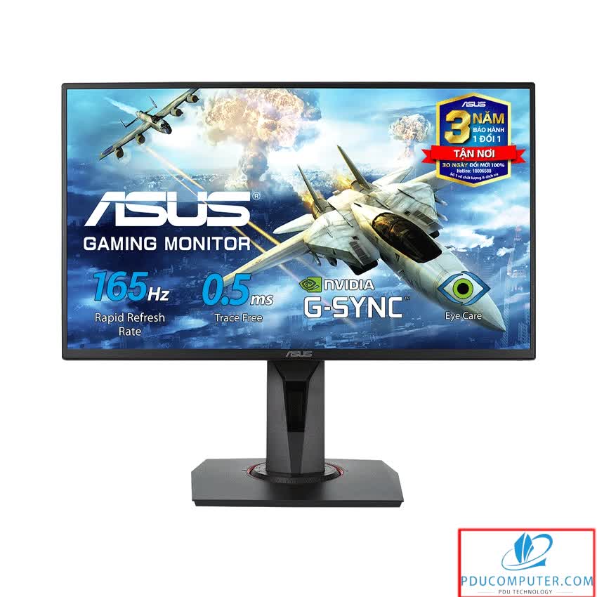 Màn hình Asus VG258QR (25 inch/FHD/G-SYNC/165Hz/0.5ms/400cd/m²/DP+HDMI+DVI/Free Sync/G Sync)