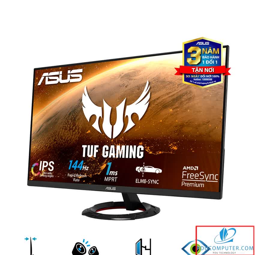 Màn hình Asus VG279Q1R (27inch/FHD/IPS/144Hz/1ms/250nits/HDMI+DP+Audio/Freesync)
