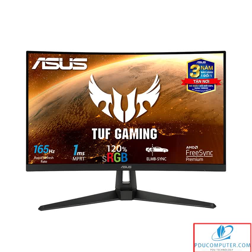 Màn hình Asus VG27H1B (27inch/FHD/VA/144Hz/1ms/250nits/HDMI+DSub+Audio)
