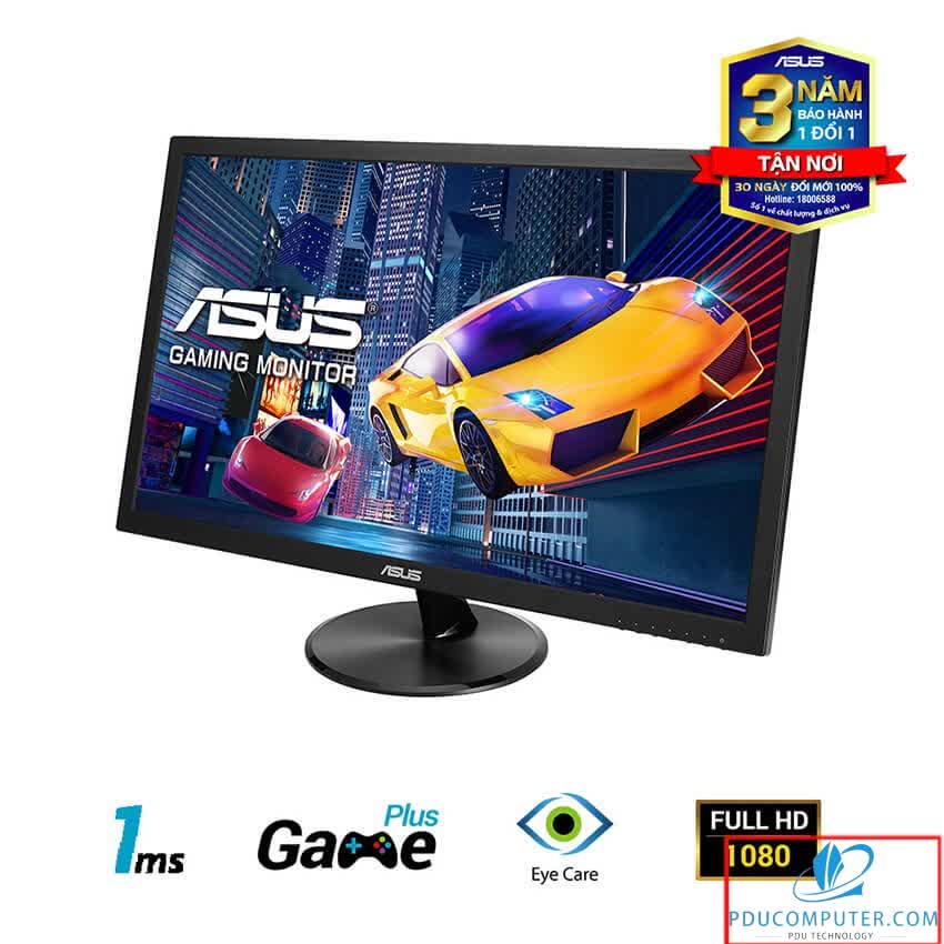 Màn hình Asus VP228NE (21.5 inch/FHD/200cd/m²/DVI+VGA/60Hz/1ms)