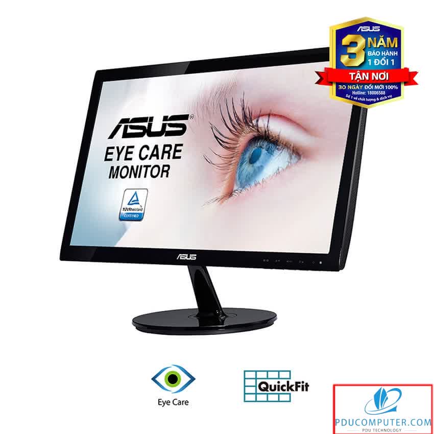 Màn hình Asus VS207DF (19.5 inch/HD/LED/200 cd/m²/VGA/60hz/5ms)
