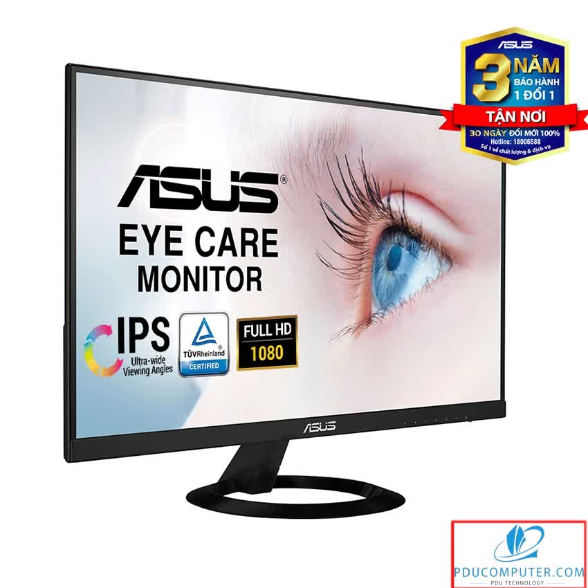 Màn hình Asus VZ279HE (27 inch/FHD/IPS/250 cd/m²/HDMI+VGA/60Hz/5ms)