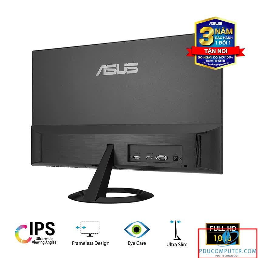 Màn hình Asus VZ279HE (27 inch/FHD/IPS/250 cd/m²/HDMI+VGA/60Hz/5ms)