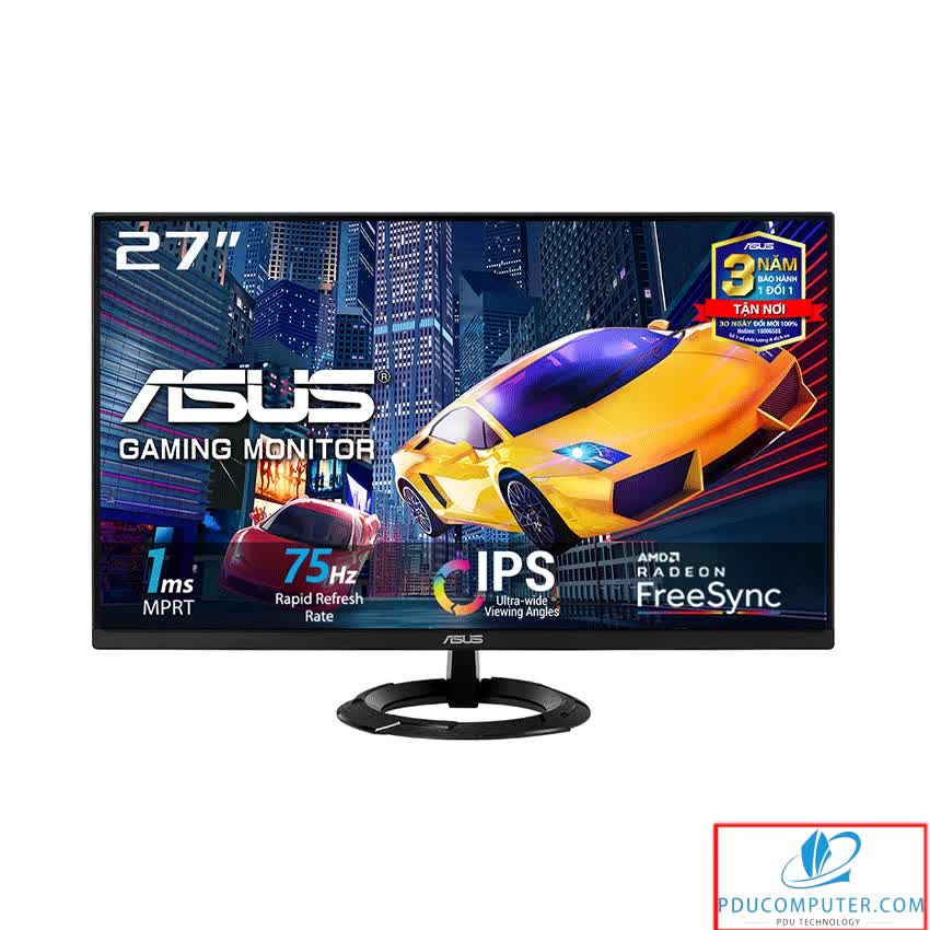 Màn hình Asus VZ279HEG1R (27inch/FHD/IPS/75Hz/1ms/250nits/HDMI+DSub/FreeSync)