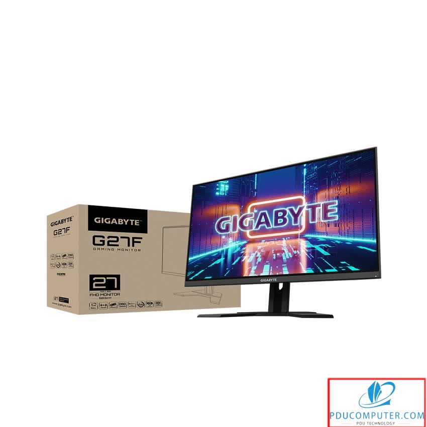 Màn hình Gigabyte G27F (27inch/FHD/IPS/144Hz/1ms/300nits/HDMI+DP+USB)