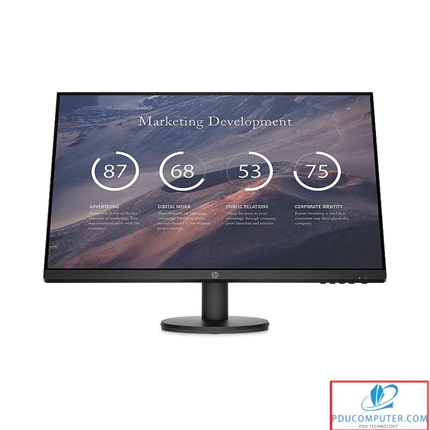 Màn hình HP P27V G4 (27inch/FHD/IPS/60Hz/5ms/300nits/HDMI+VGA)