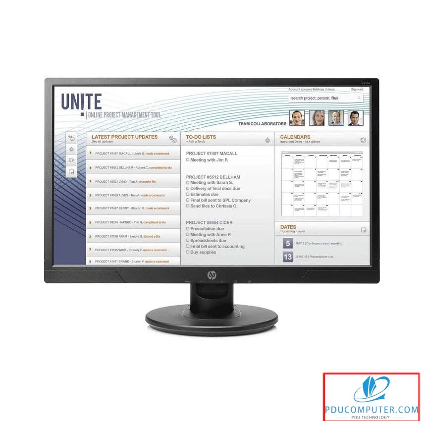 Màn hình HP V214B (20.7 inch/HD/LED/200cd/m²/VGA/60Hz/8ms)