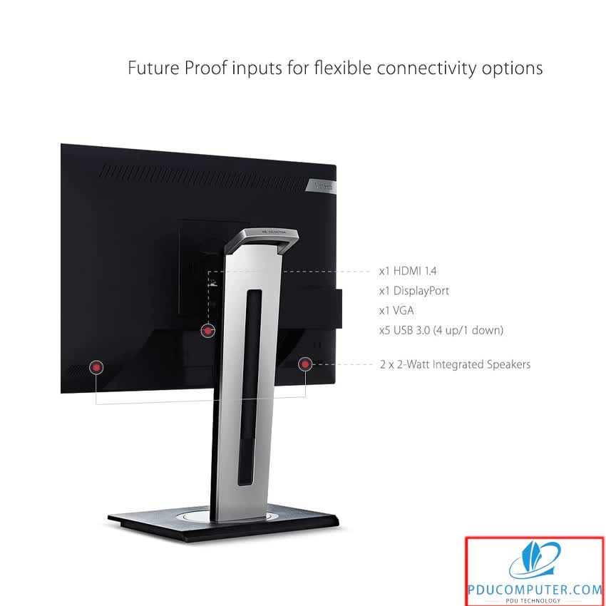 Màn hình Viewsonic VG2448 (23.8 inch/FHD/LED/IPS/60Hz/5ms/250 nits/DP+HDMI+VGA)