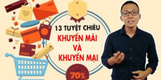 13 tuyệt chiêu khuyến mãi và khuyến mại