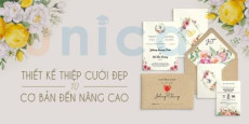 Học thiết kế thiệp cưới đẹp từ căn bản tới nâng cao	