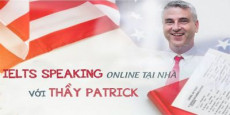 IELTS Speaking online tại nhà với thầy Patrick 