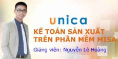 Kế toán sản xuất, dịch vụ trên phần mềm Misa