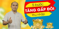 5 bước tăng gấp đôi thu nhập