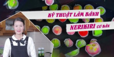Kỹ thuật làm bánh Nerikiri (Wagashi) cơ bản