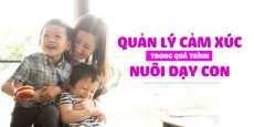 Quản lý cảm xúc trong quá trình nuôi dạy con
