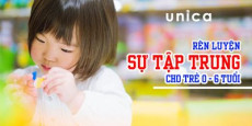Rèn luyện sự tập trung cho trẻ 0-6 tuổi