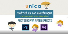Thiết kế và tạo chuyển động cho nhân vật hoạt hình bằng Photoshop và After Effects