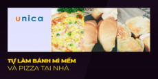 Tự làm bánh mì mềm và pizza tại nhà