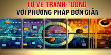 Tự vẽ tranh tường với phương pháp đơn giản