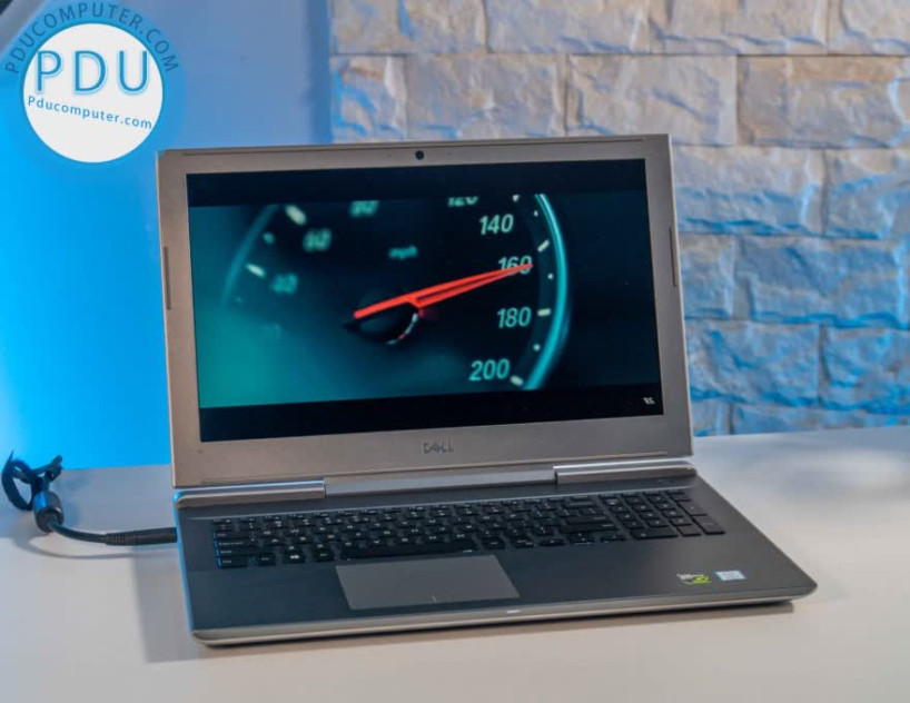 ngoài hình Laptop Cũ Dell Vostro 7580 Core i5-8300H| Ram 8G| SSD 128G+ HDD 1T| GTX 1050 (4G)| FHD