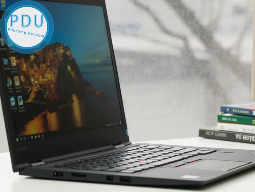 ngoài hình Laptop cũ Lenovo Thinkpad X1 Carbon Gen 4 i5 6200U | RAM 8GB | SSD 256 GB | 14”FHD | Card on