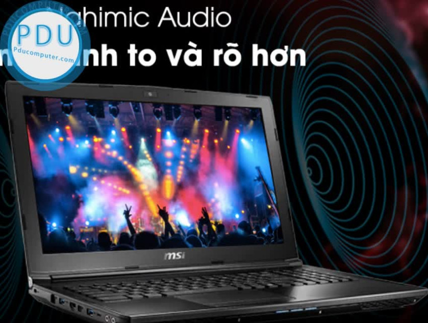 ngoài hình Laptop Cũ MSI GL62M 7RDX Core i5-7300HQ, RAM 8GB, HDD 1TB, NVIDIA GeForce GTX 1050, 15.6 inch Full HD