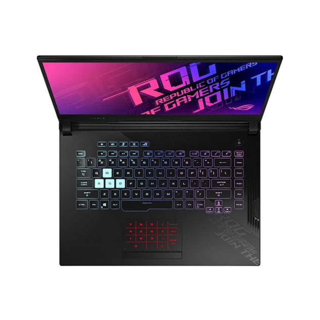 ngoài hình Laptop Asus Gaming ROG Strix G512L-WAZ114T (i7 1075H/16GB RAM/1TB SSD/15.6 FHD 240hz/RTX 2070 8GB/Win10/Balo/Đen)