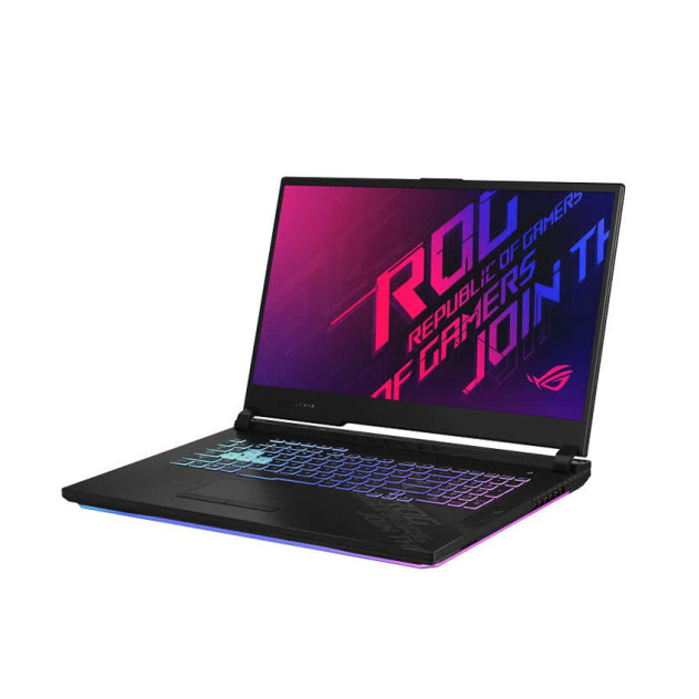 ngoài hình Laptop Asus Gaming ROG Strix G712L-UEV075T (Core i7 10750H/2*8GB RAM/512GB SSD/17.3 144hz/GTX 1660Ti 6GB/Win10/Balo/Đen)