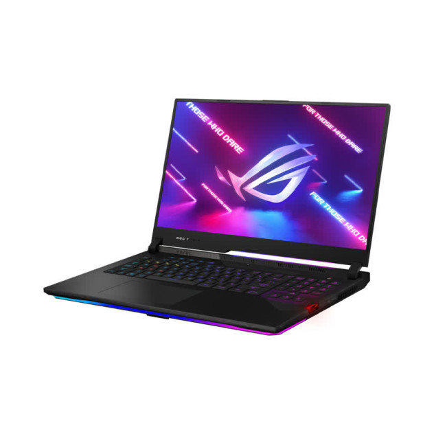 ngoài hình Laptop Asus Gaming ROG Strix Scar G733QS-HG021T (Ryzen 9 5900HX/2*16GB RAM/1TB SSD/17.3 FHD/RTX 3080 16GB/Win10/Balo/Chuột/Đen)