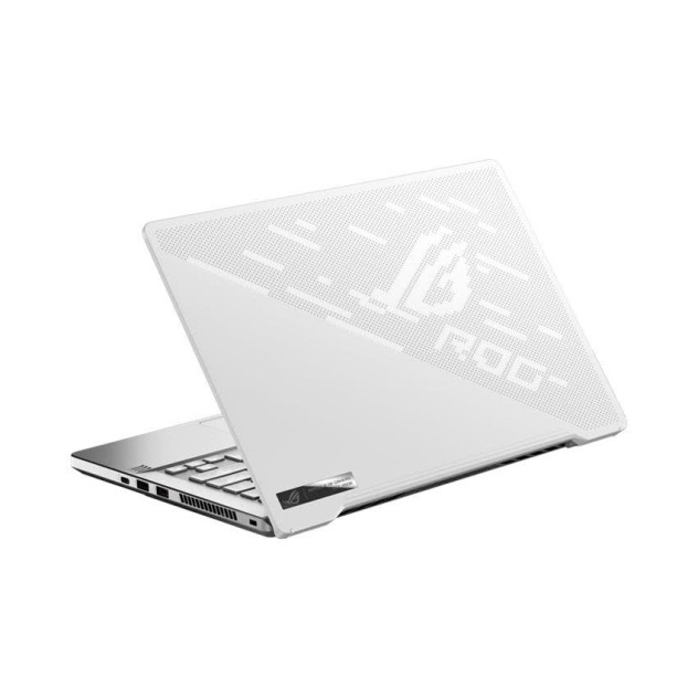 ngoài hình Laptop Asus Gaming ROG Zephyrus GA401I-HHE042T(R5 4600HS/8GB RAM/512GB SSD/14 FHD 120hz/GTX 1650 4GB/Win10/Túi/Trắng)