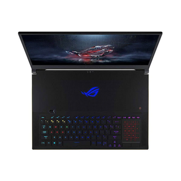 ngoài hình Laptop Asus ROG Zephyrus S GX701LXS-HG038T(i7 10875H/32GB RAM/1TB SSD/17.3 FHD 300Hz/RTX 2080S 8Gb/Win10/Balo/Đen)