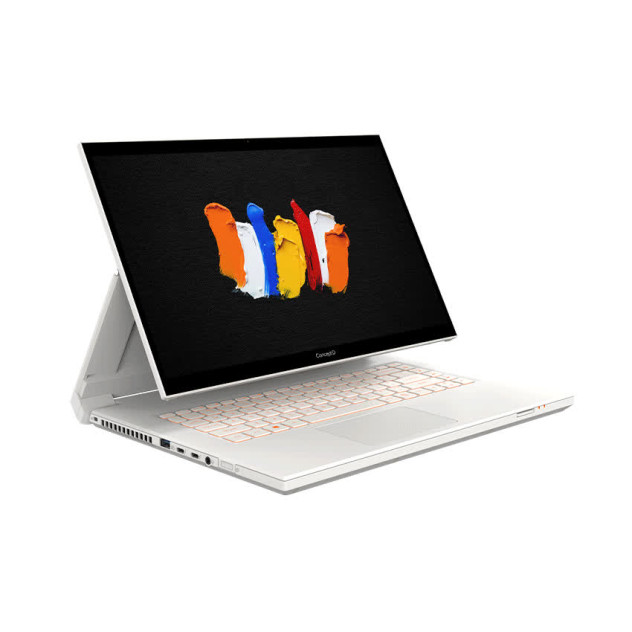 ngoài hình Laptop Đồ họa ConceptD 7 Ezel Pro CC715-91P-X8CX (NX.C5FSV.001) (Xeon W 10885M/32GB RAM/2TB SSD/Quadro RTX5000 16G/15.6 inch UHD 4K Touch/Bút/Win10 Pro/Trắng)