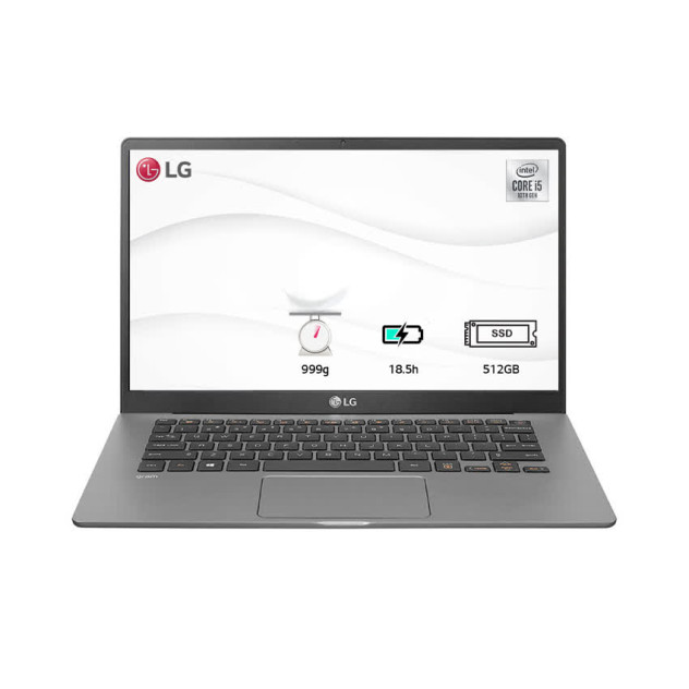 giới thiệu tổng quan Laptop LG Gram 14ZD90N-V.AX55A5 (i5 1035G7/8GB RAM/512GBSSD/14.0 inch FHD/FP/Xám Bạc) (model 2020)