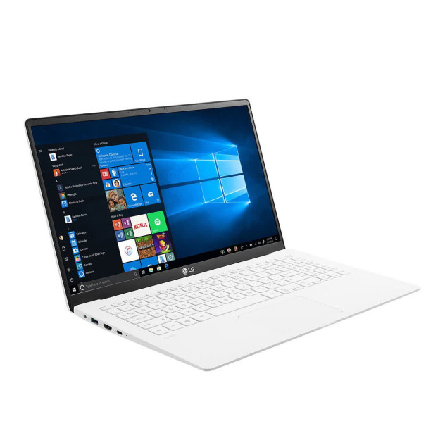ngoài hình Laptop LG Gram 15ZD90N-V.AX56A5 (i5 1035G7/8GB RAM/512GBSSD/15.6 inch FHD/FP/Trắng) (model 2020)