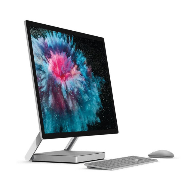 ngoài hình Microsoft Surface Studio 2 (i7 7820HK/32GB RAM/2TB SSD/28 Cảm ứng/GTX 1070 8GB/Win10/Keyboard/Bạc)